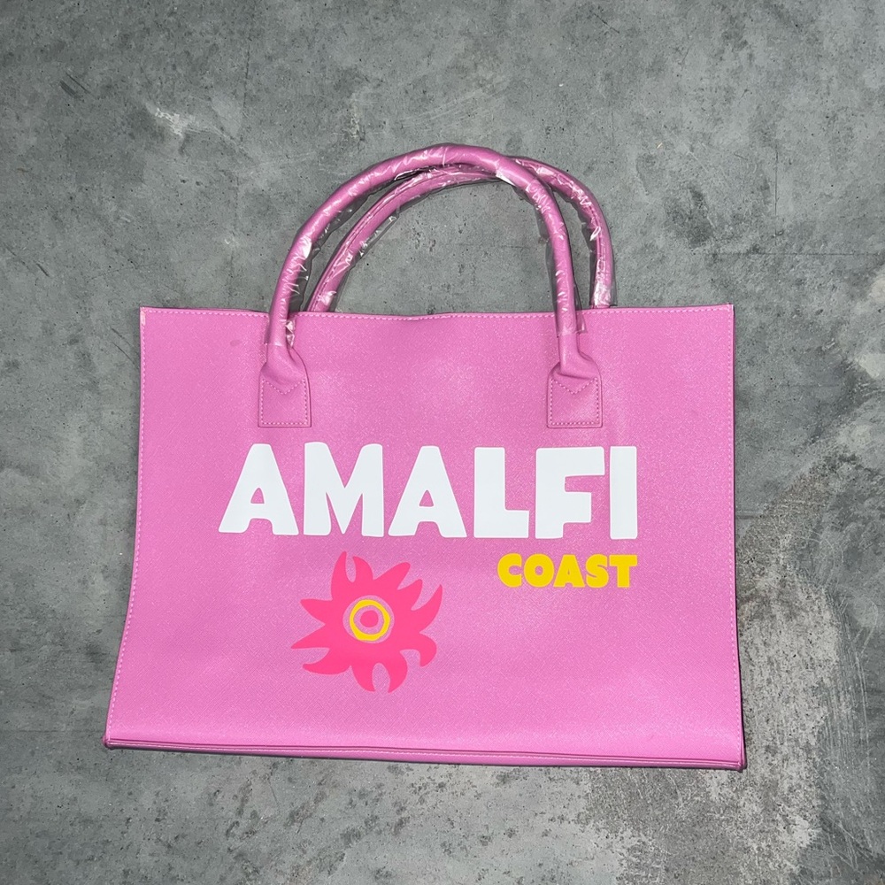 Pink Tote Bag - Amalfi Coast